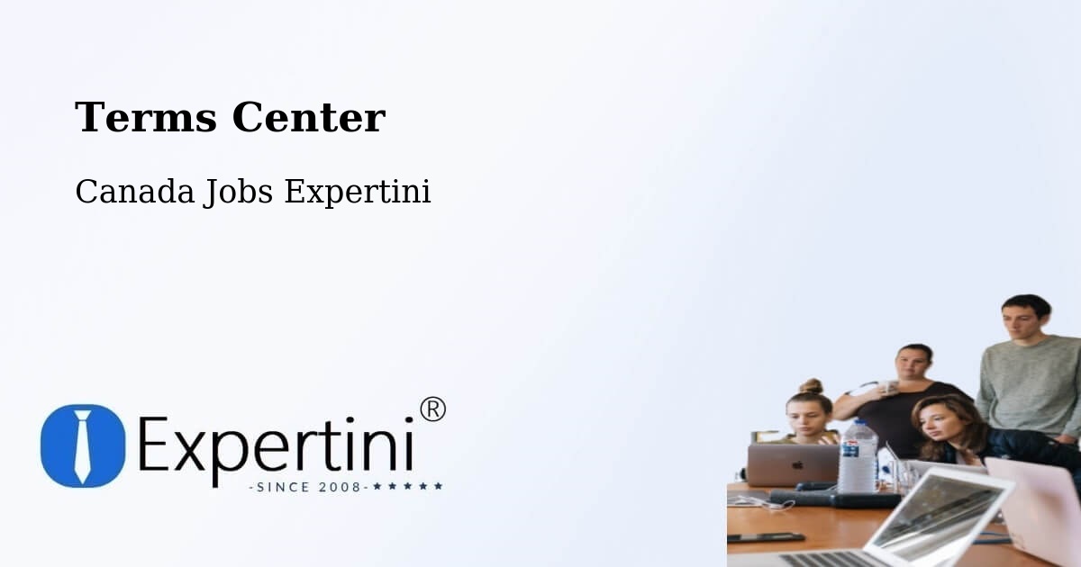 Terms of Service – Centre Du Québec - Canada Jobs Expertini